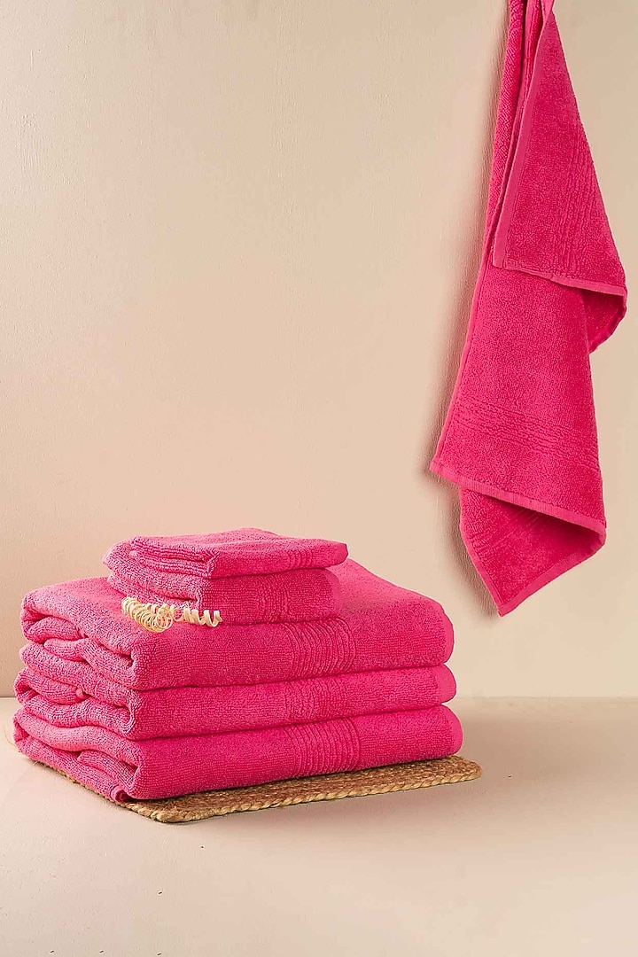 Magenta His & Her Bath Towels by By ADAB at Pernia's Pop Up Shop