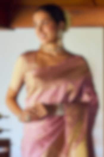 Gold Finish Jadau Kundan Polki Jhumka Earrings by Maisara Jewelry at Pernia's Pop Up Shop