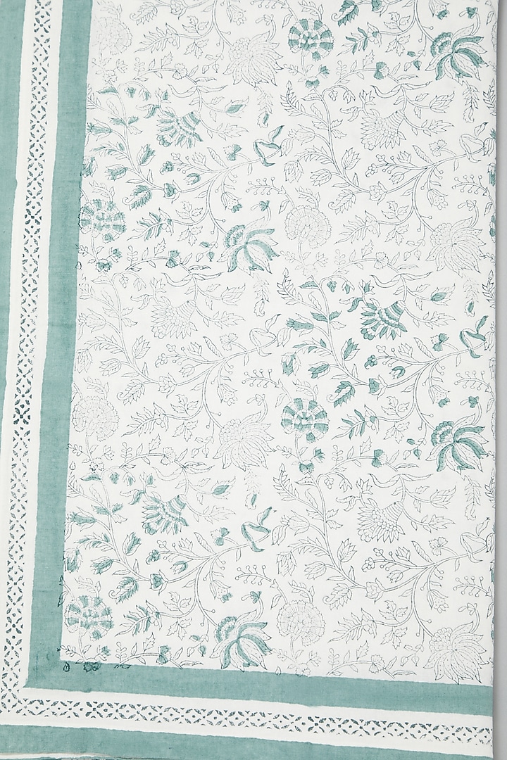 Firozi Block Printed Table Cloth by Marabu at Pernia's Pop Up Shop
