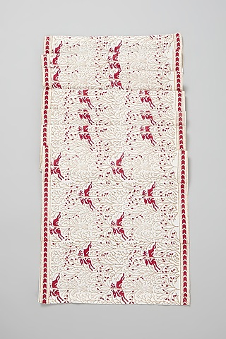 Pink Printed Table Runners by Marabu