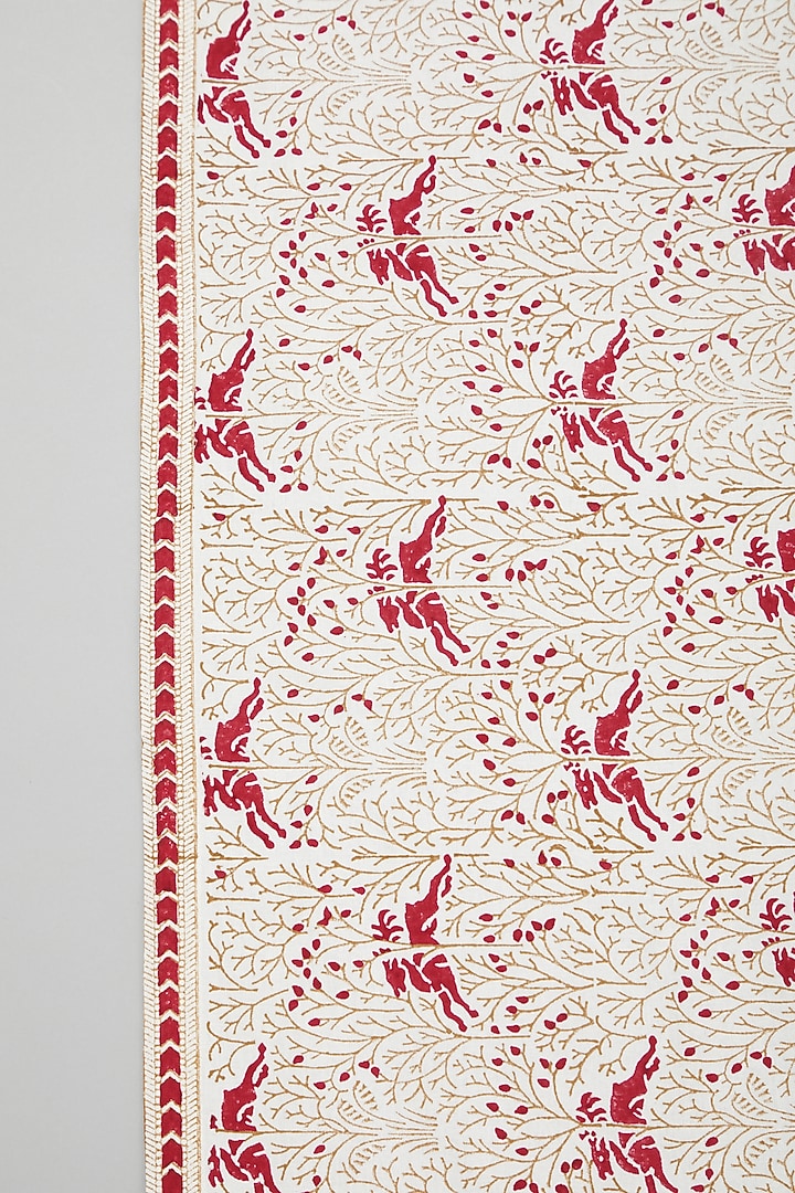 Pink Printed Table Runners by Marabu at Pernia's Pop Up Shop