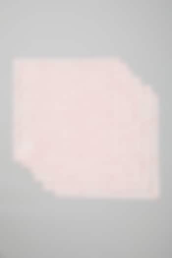 Pink Hand Block Printed Napkins (Set Of 6) by Marabu