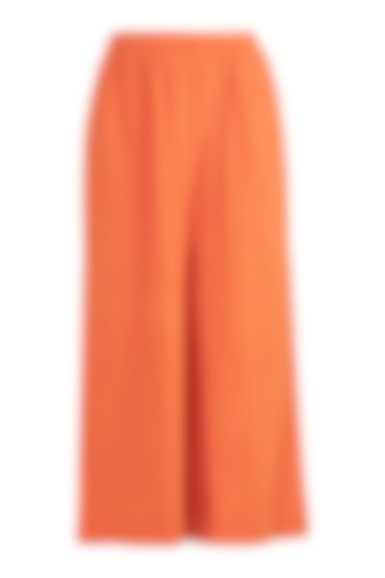 Orange Culottes Pants by Mati