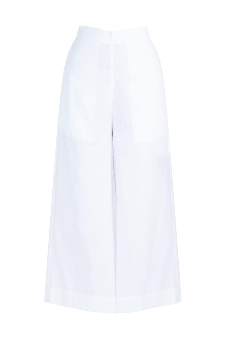 White Culottes Pants by Mati