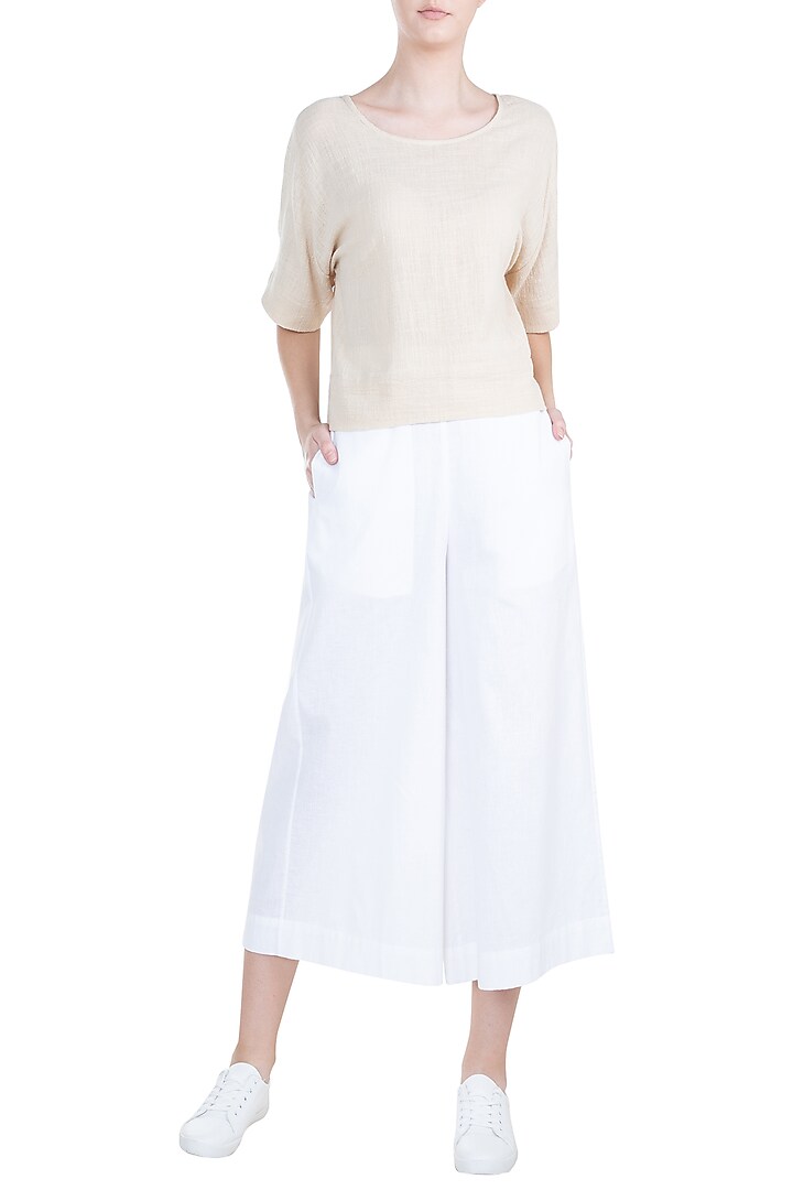 White Culottes Pants by Mati at Pernia's Pop Up Shop