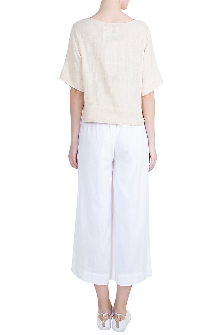 White Culottes Pants by Mati at Pernia's Pop Up Shop