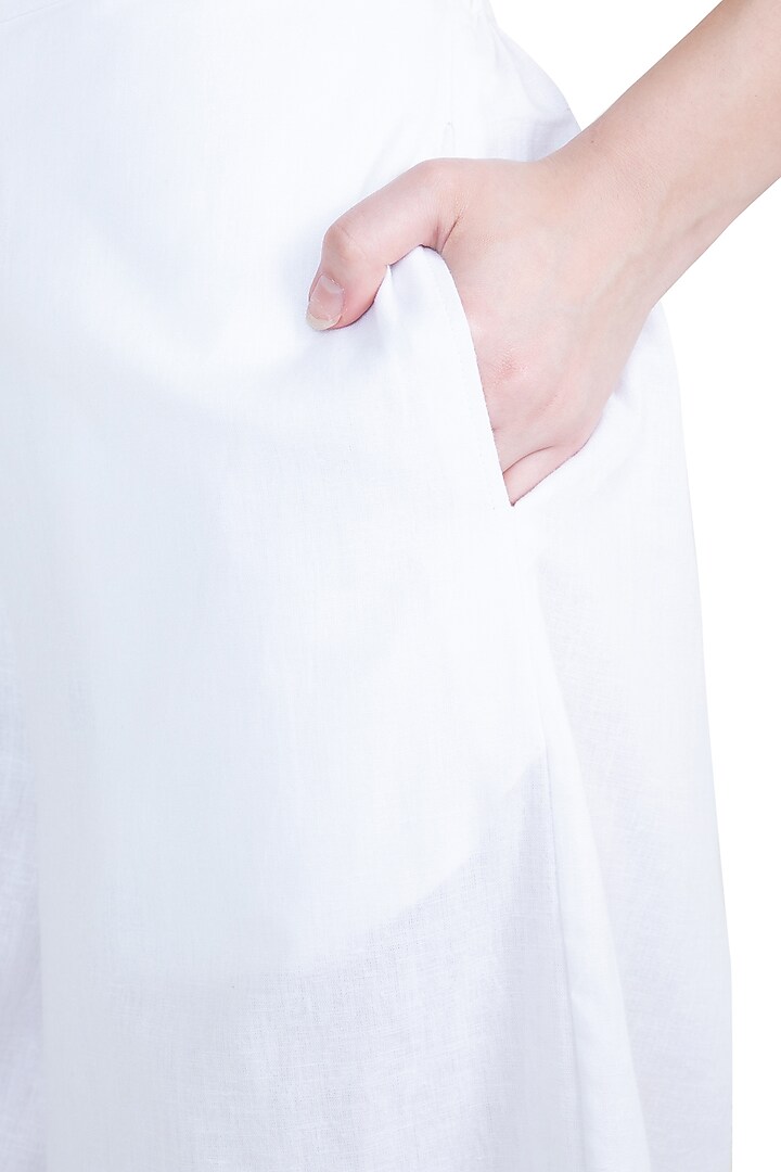 White Culottes Pants by Mati at Pernia's Pop Up Shop