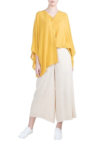 Ivory Cropped Pants by Mati