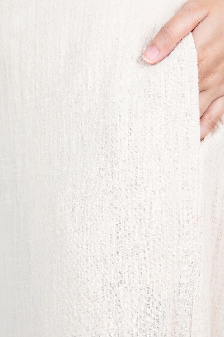 Ivory Cropped Pants by Mati at Pernia's Pop Up Shop