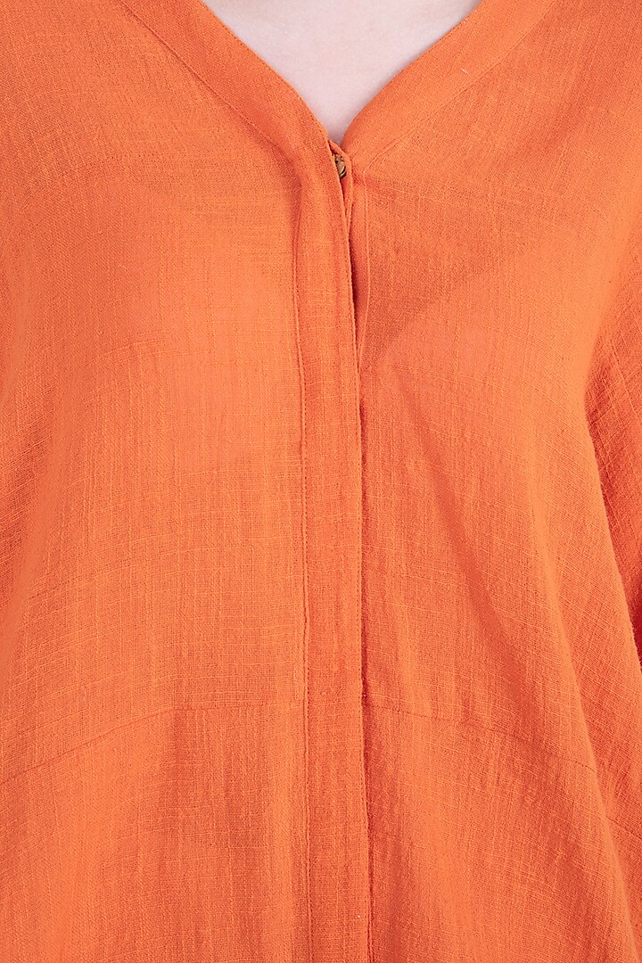 Orange Antifit Kaftan Top by Mati at Pernia's Pop Up Shop