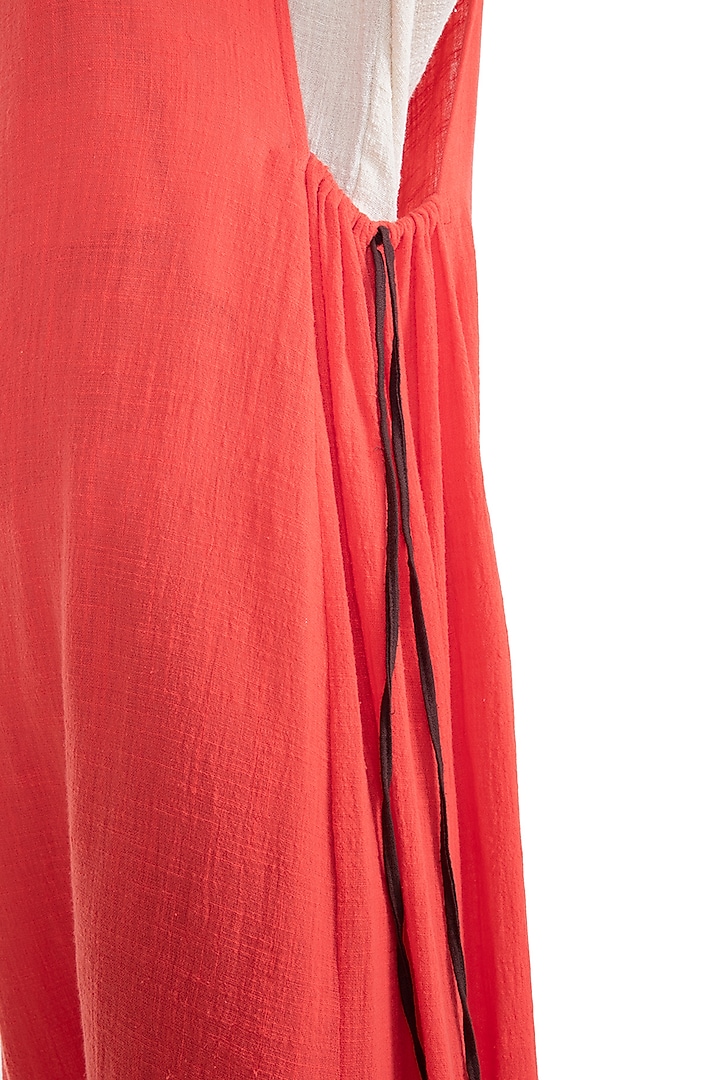 Coral Anti Fit Tie-Up Dungarees by Mati at Pernia's Pop Up Shop