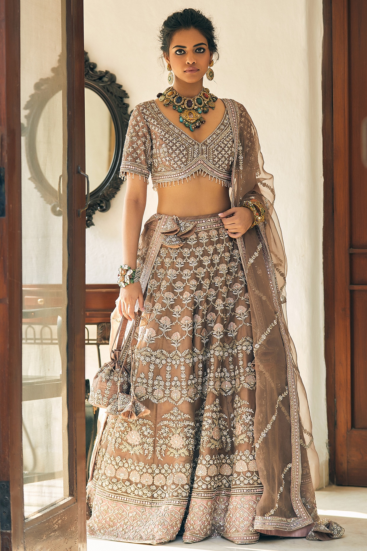 matsya lehenga