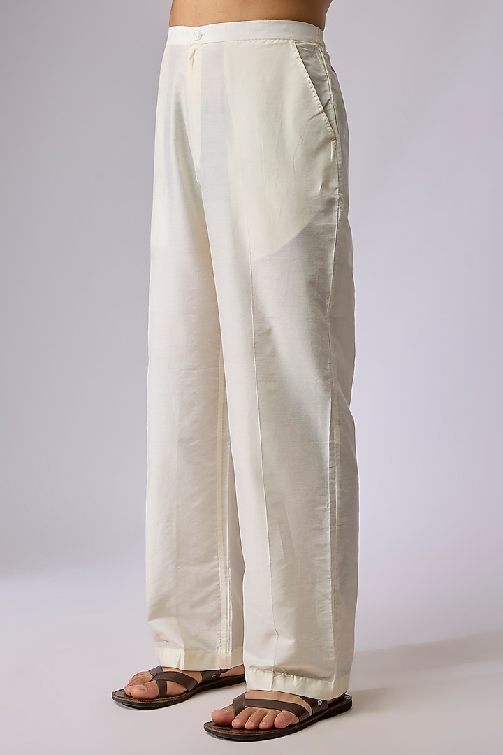 Grey Silk Viscose Kurta Set by Mard by Abu Sandeep at Pernia's Pop Up Shop