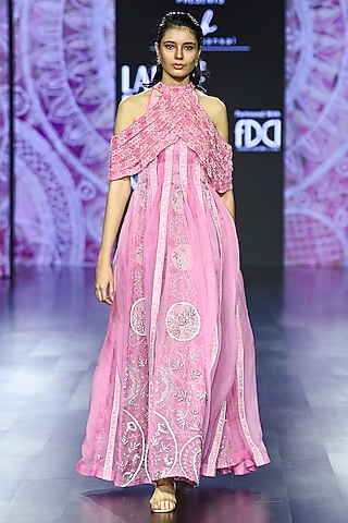 Buy Satin Anarkali Dress for Women Online from india's Luxury Designers 2026