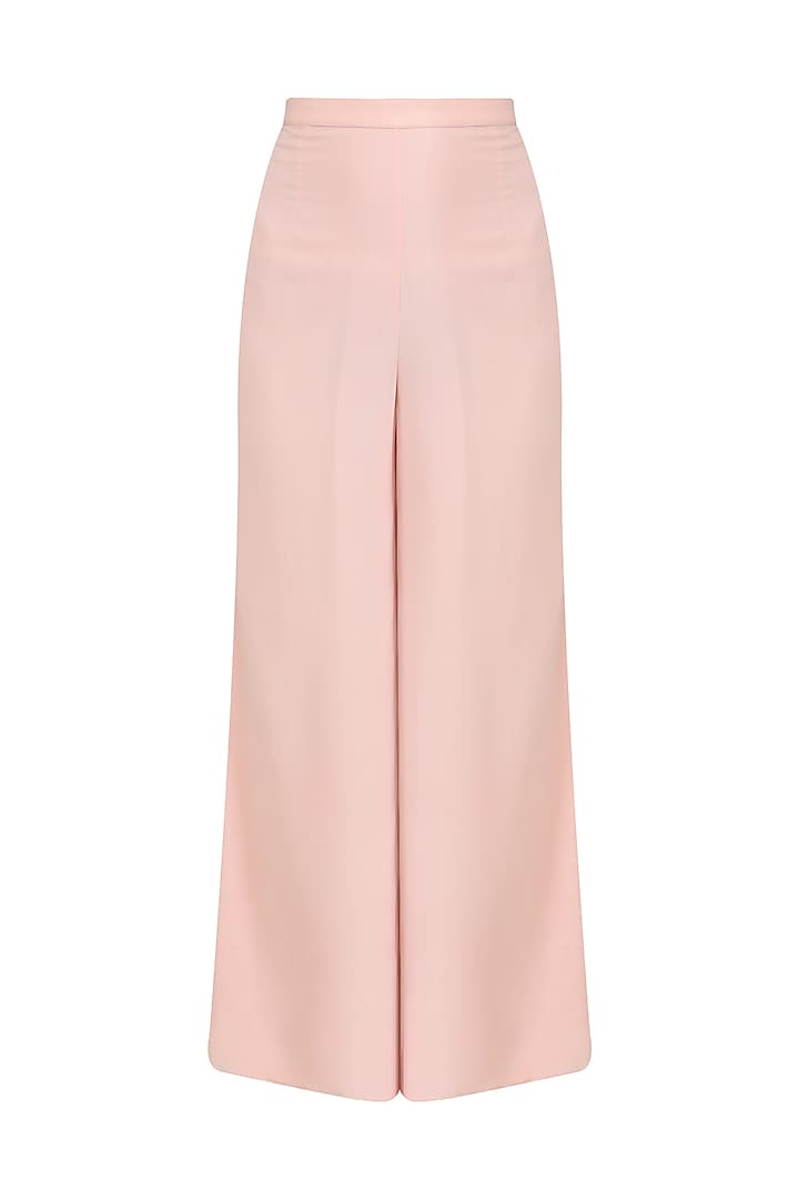 Pink embroidered cape and palazzo pants set available only at Pernia's Pop Up Shop.