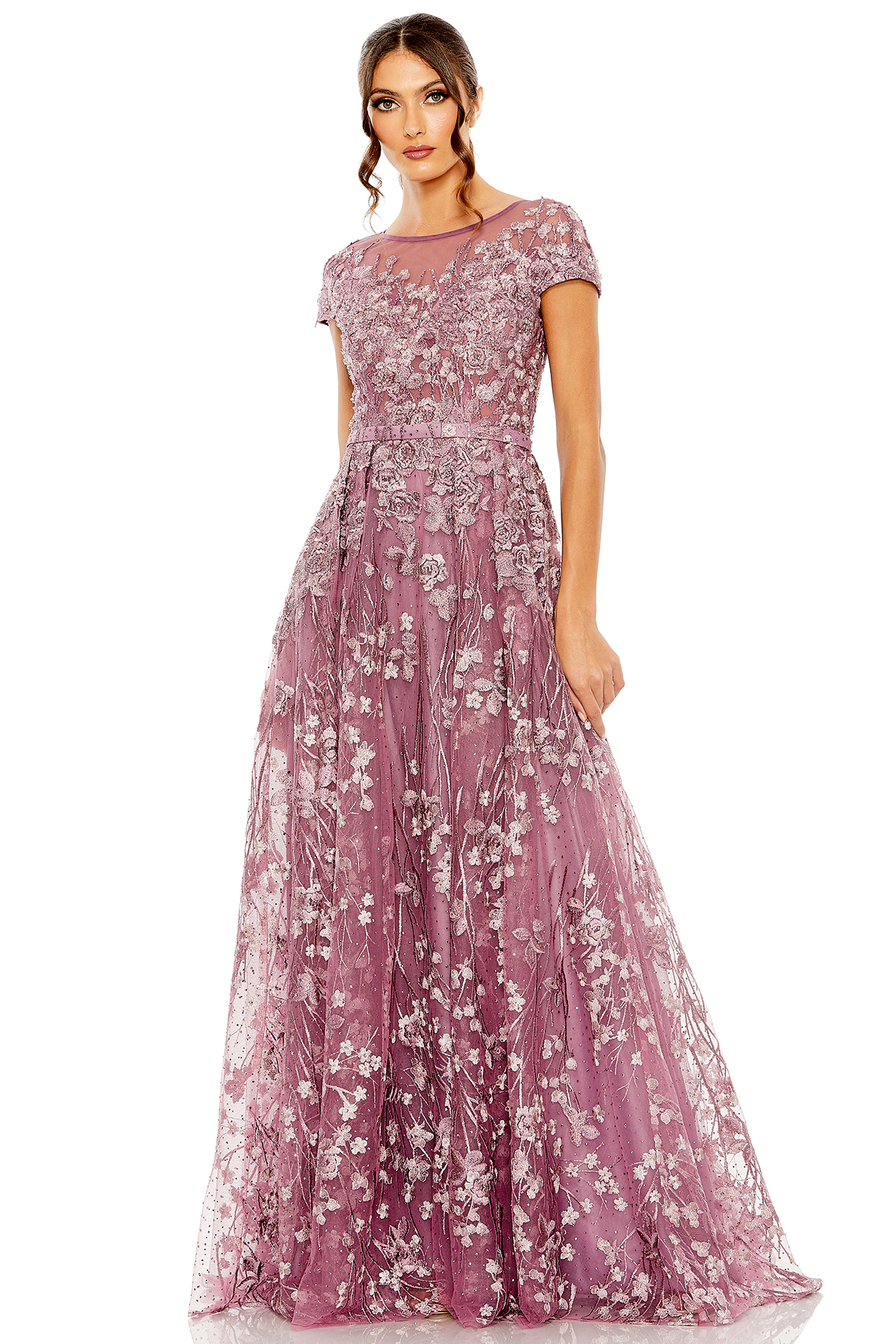 Wisteria Polyester Embellished Wedding Gown by Mac Duggal at Pernia's Pop Up Shop