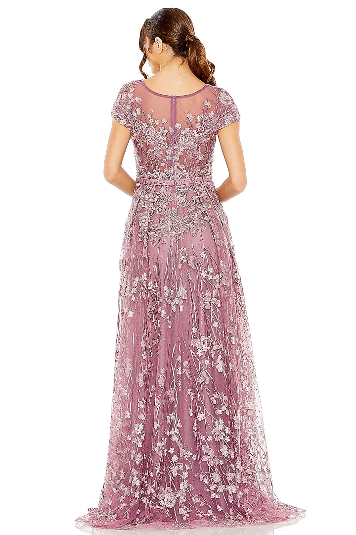 Wisteria Polyester Embellished Wedding Gown by Mac Duggal at Pernia's Pop Up Shop