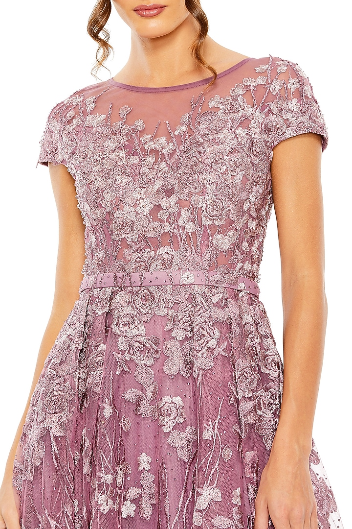 Wisteria Polyester Embellished Wedding Gown by Mac Duggal at Pernia's Pop Up Shop