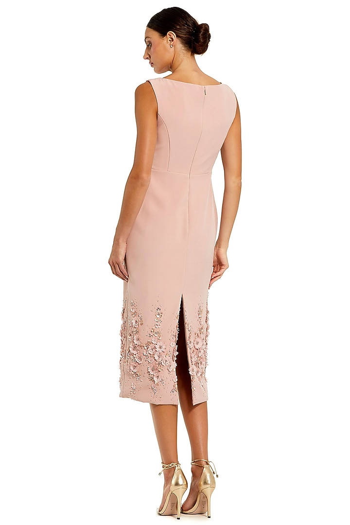 Vintage Lilac Polyester Midi Party Wear Dress by Mac Duggal at Pernia's Pop Up Shop