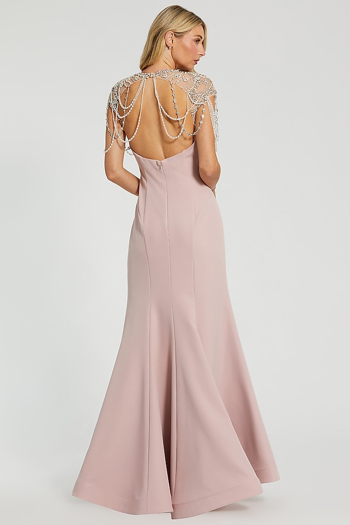 Vintage Lilac Polyester Mermaid Wedding Gown by Mac Duggal at Pernia's Pop Up Shop