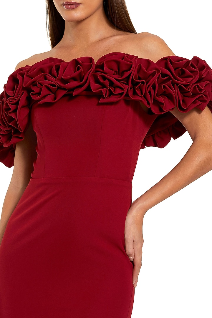 Ruby Polyester Embellished Engagement Gown by Mac Duggal at Pernia's Pop Up Shop
