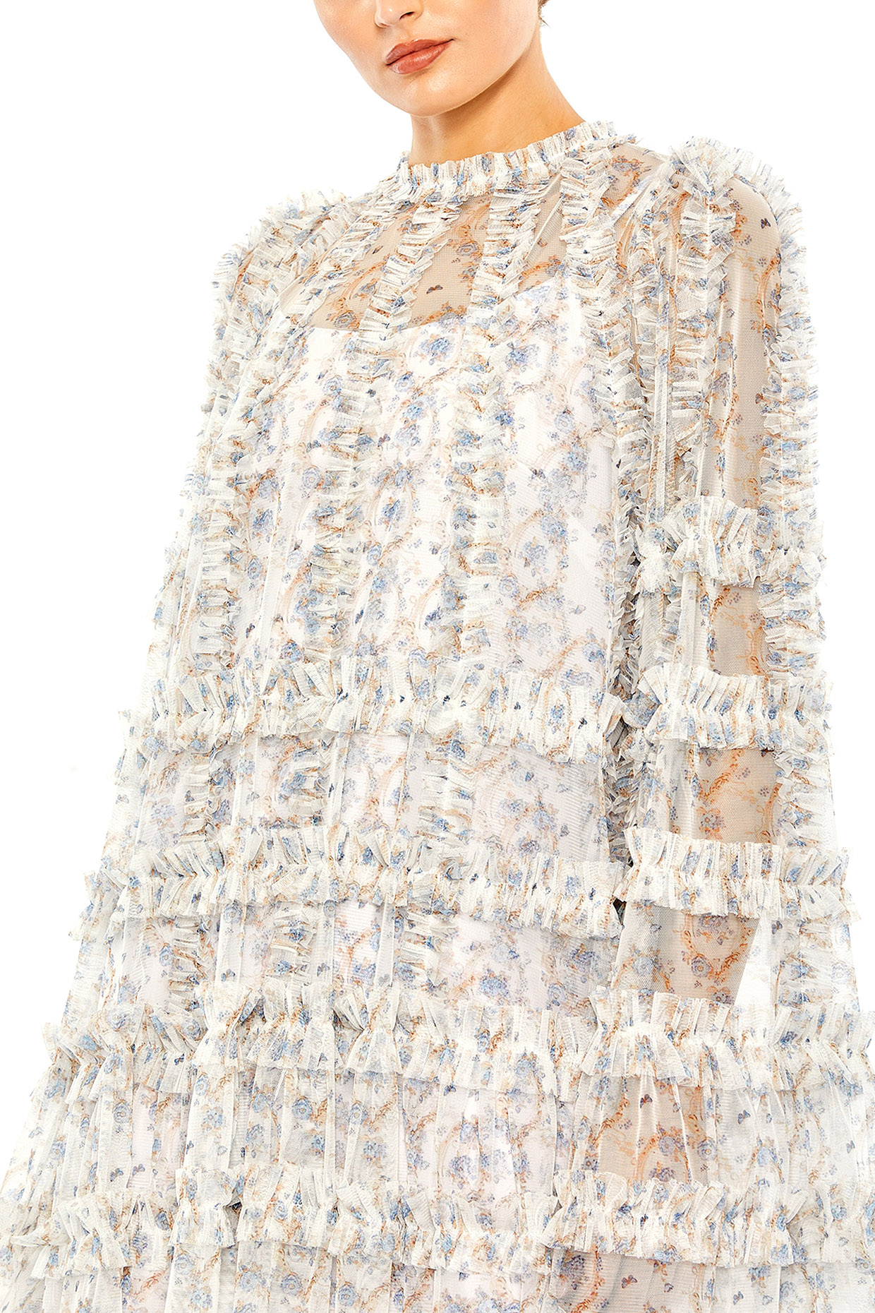 silver mesh dress