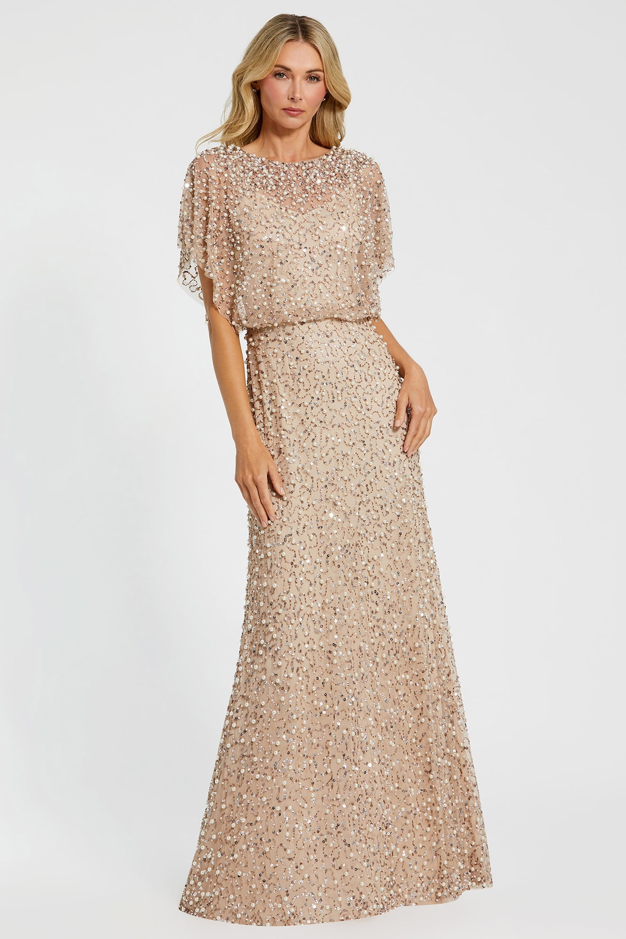 slim fit dress slacks Brilliance drop Shiny gold dress main image 0