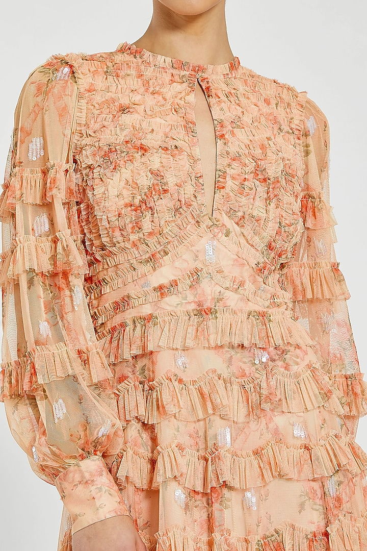 max mara mesh dress Max Mara 90s Mesh Panel Mini Dress