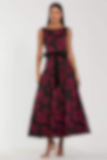 Purple Brocade Dress by Mac Duggal at Pernia's Pop Up Shop