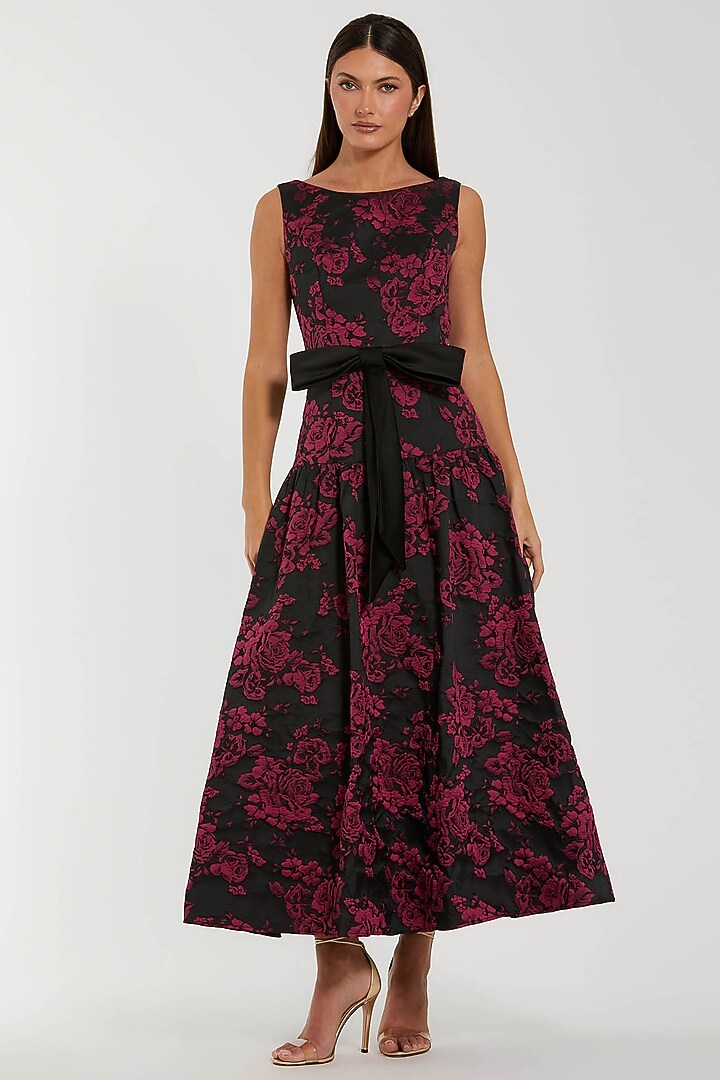 Purple Brocade Dress by Mac Duggal at Pernia's Pop Up Shop