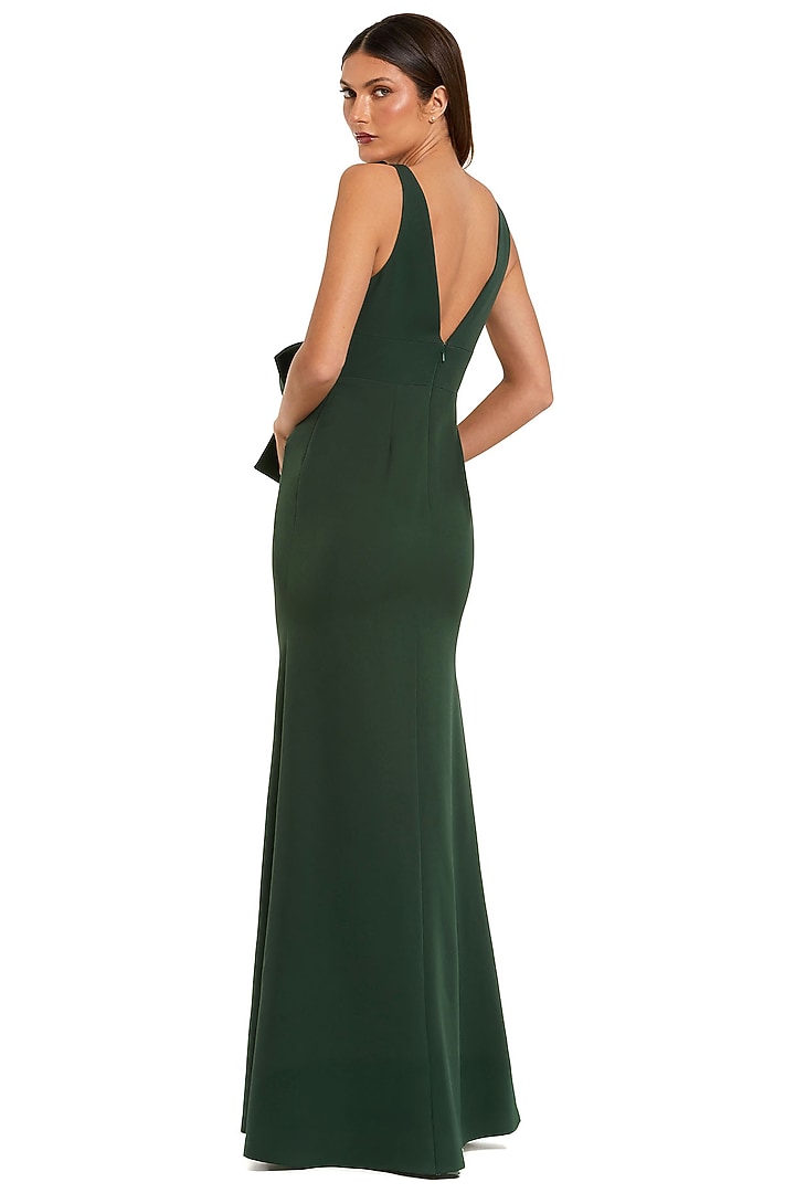 Emerald Green Polyester Engagement Gown by Mac Duggal at Pernia's Pop Up Shop