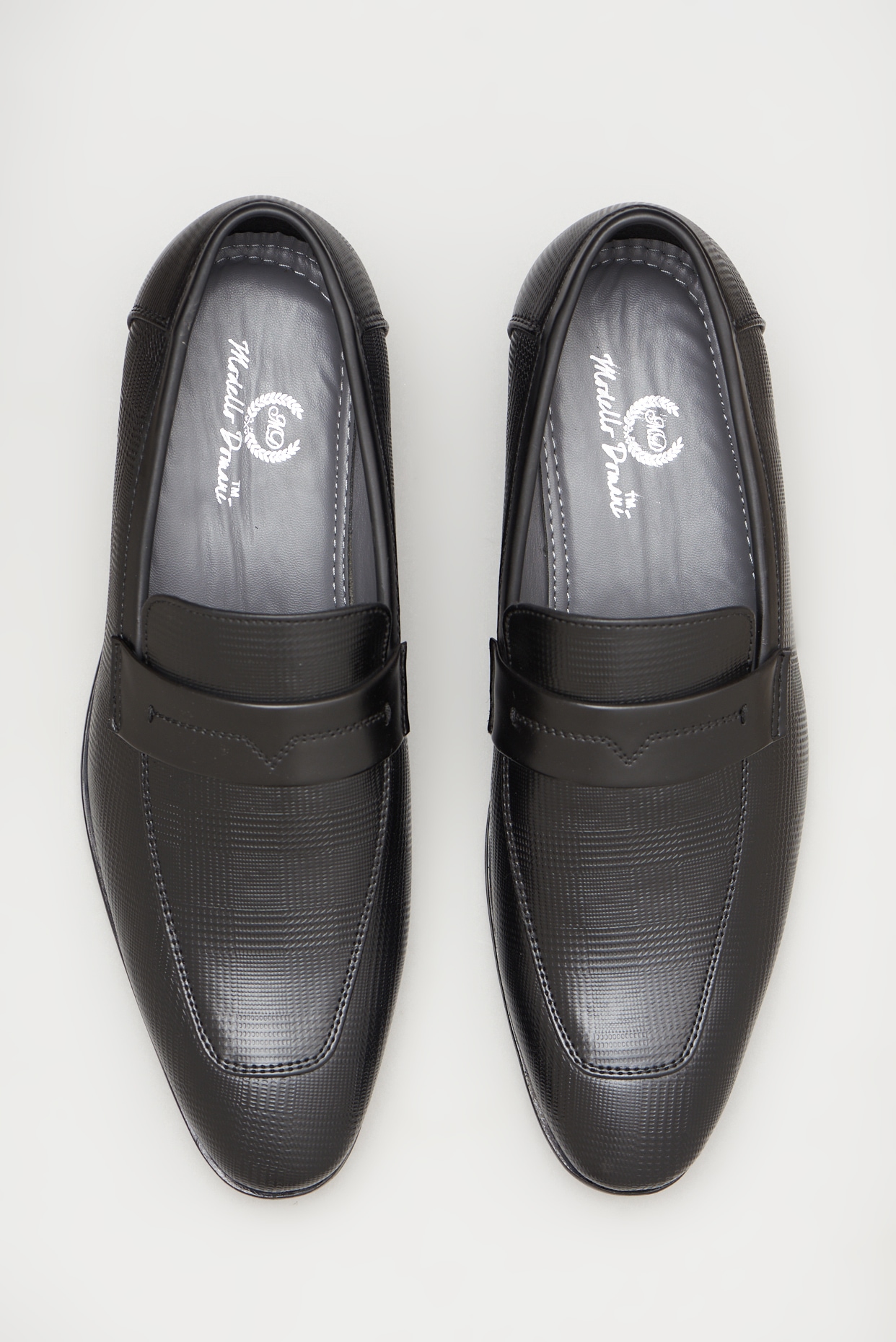 Black Vegan Leather Handcrafted Slip-Ons