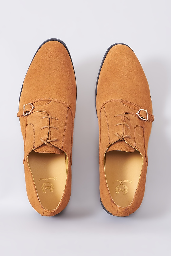 Mustard Handcrafted Monksford Shoes by Modello Domani