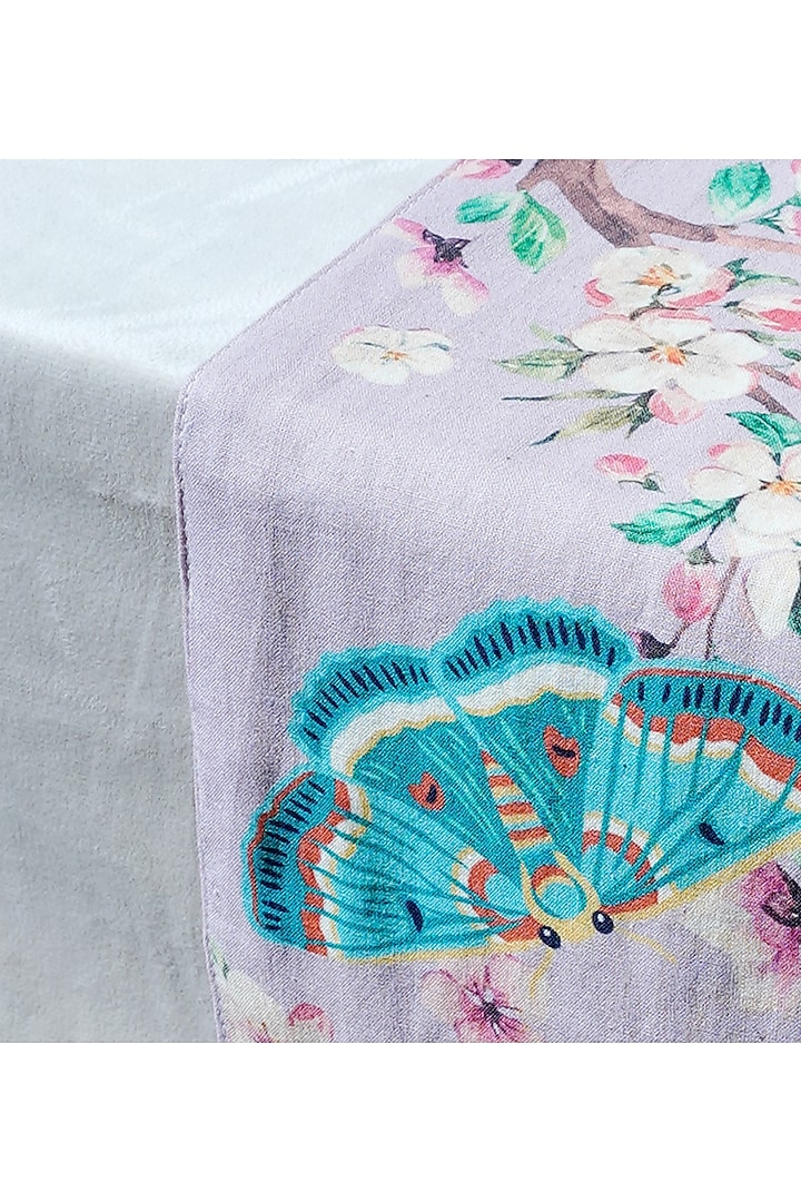 Pink Cotton Floral Printed Table Runner by Mid July Home at Pernia's Pop Up Shop