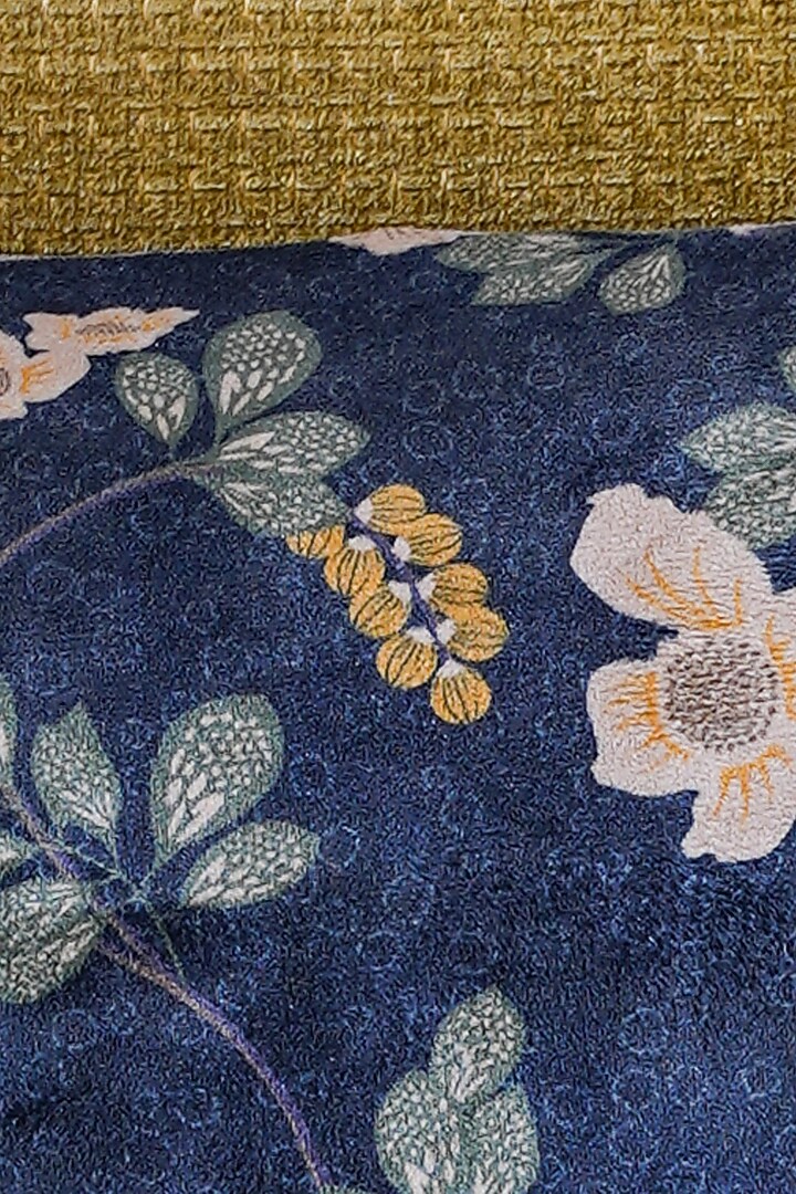 Olive Green Premium Velvet Hand Embroidered Cushion Cover by Mid July Home at Pernia's Pop Up Shop