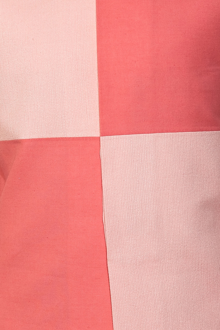 Pink Khadi Indowestern Jacket Set by Medhavini Khaitan at Pernia's Pop Up Shop