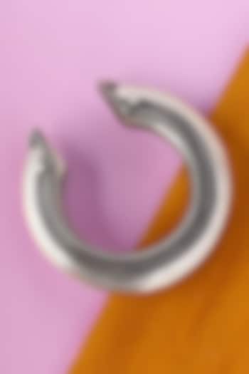 White Finish Temple Bangle In Sterling Silver by Mero at Pernia's Pop Up Shop