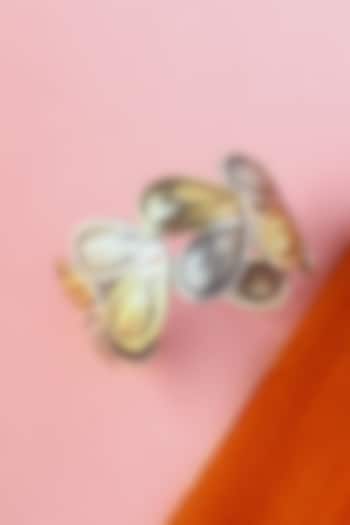 White Finish Temple Bangle In Sterling Silver by Mero at Pernia's Pop Up Shop