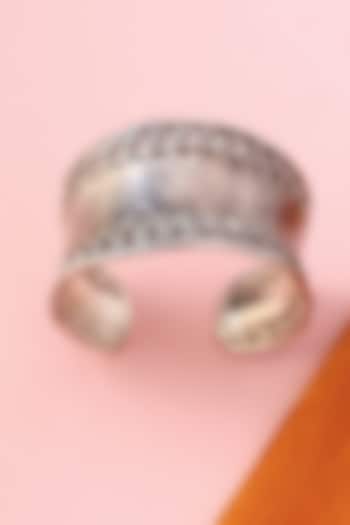 White Finish Temple Bangle In Sterling Silver by Mero at Pernia's Pop Up Shop