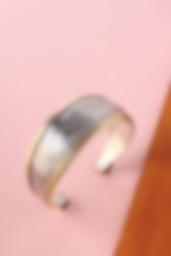 White Finish Temple Bangle In Sterling Silver by Mero at Pernia's Pop Up Shop