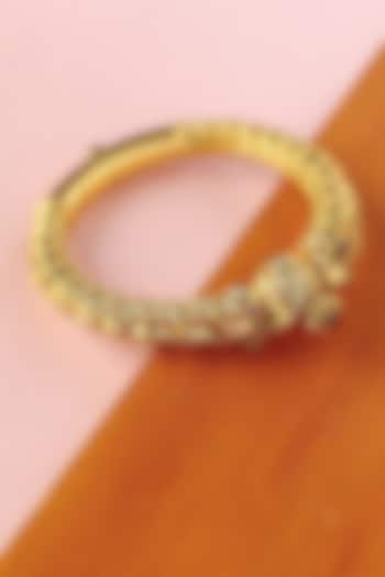 White Finish Temple Bangle In Sterling Silver by Mero at Pernia's Pop Up Shop