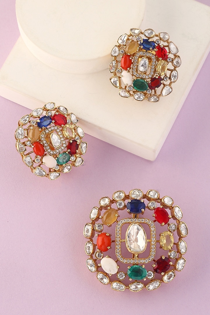 White Finish Moissanite Pendant Set In Sterling Silver by Mero at Pernia's Pop Up Shop