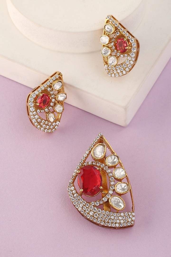 White Finish Moissanite Pendant Set In Sterling Silver by Mero at Pernia's Pop Up Shop