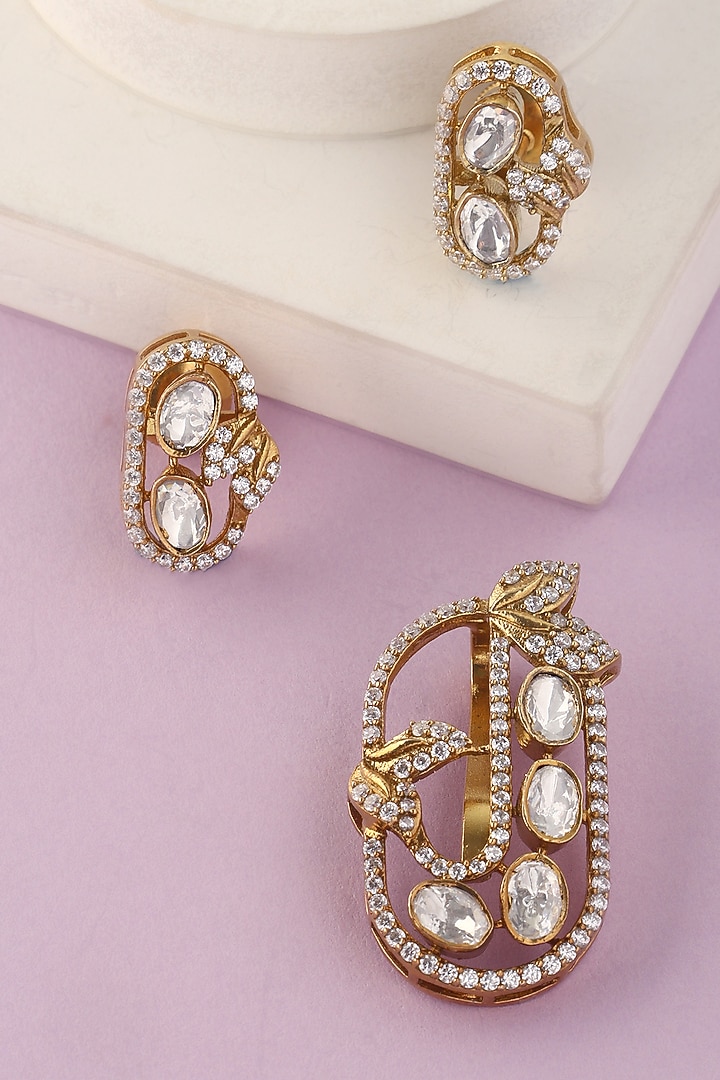 White Finish Moissanite Pendant Set In Sterling Silver by Mero at Pernia's Pop Up Shop