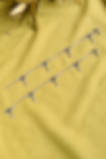 White Finish Multi-Colored Stone Tribal Anklets (Set Of 2) In Sterling Silver by Mero at Pernia's Pop Up Shop