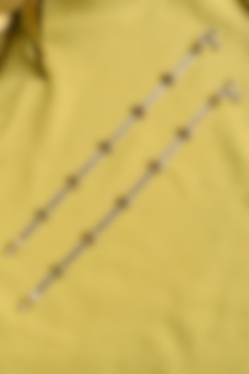 Two Tone Finish Multi-Colored Stone Tribal Anklets (Set Of 2) In Sterling Silver by Mero at Pernia's Pop Up Shop