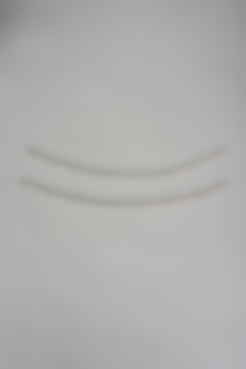 White Finish Cubic Zircon Anklets In Sterling Silver (Set Of 2) by Mero at Pernia's Pop Up Shop