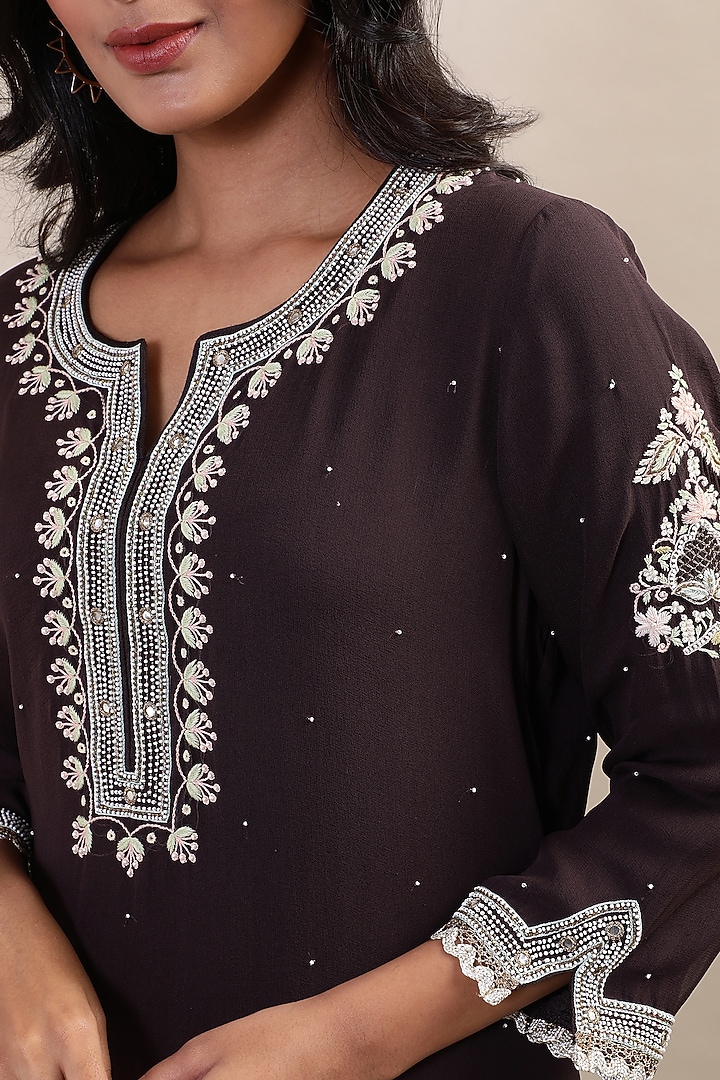 Coca Cola Georgette Party Wear Sharara Set by MERAKI BY POONAM SSANYAA at Pernia's Pop Up Shop
