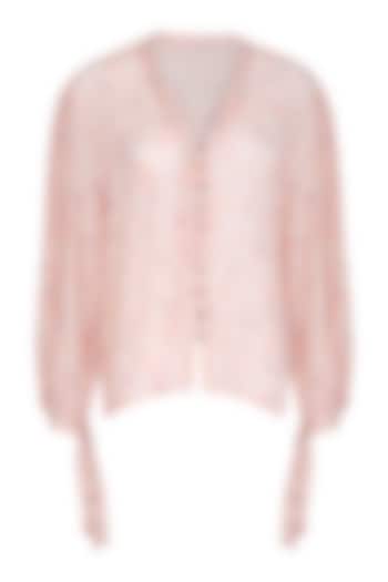 Baby Pink Printed Top by Meadow