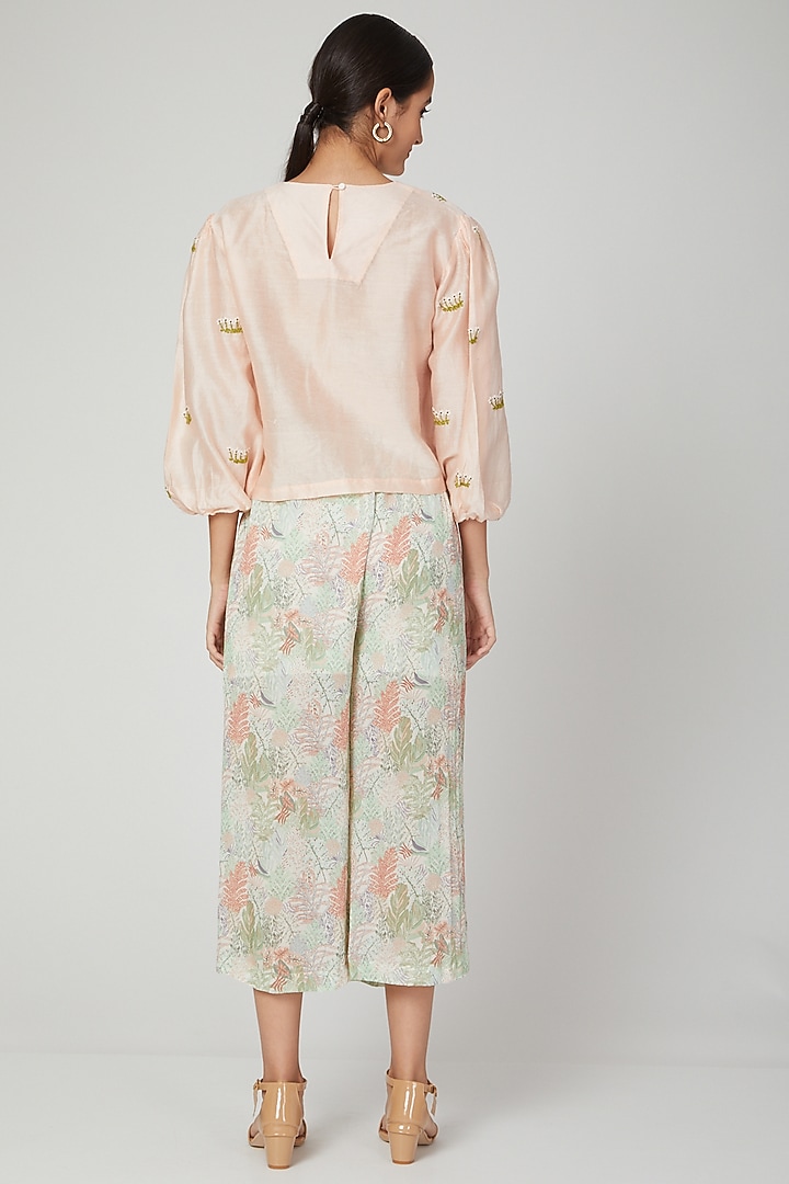 Peach Blouse With An Inner by Meadow at Pernia's Pop Up Shop